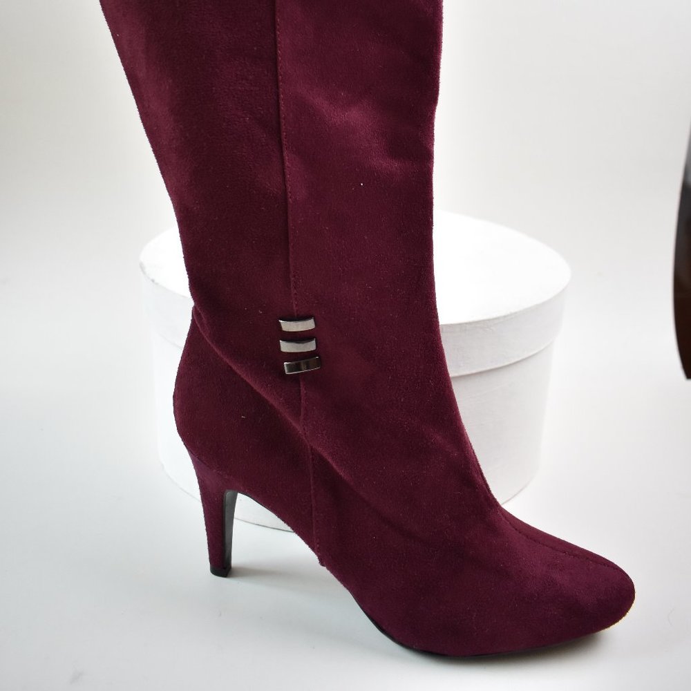 IMPO Stretch Vegan Suede Fashion Boots